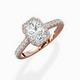 Amor Halo Engagement Ring