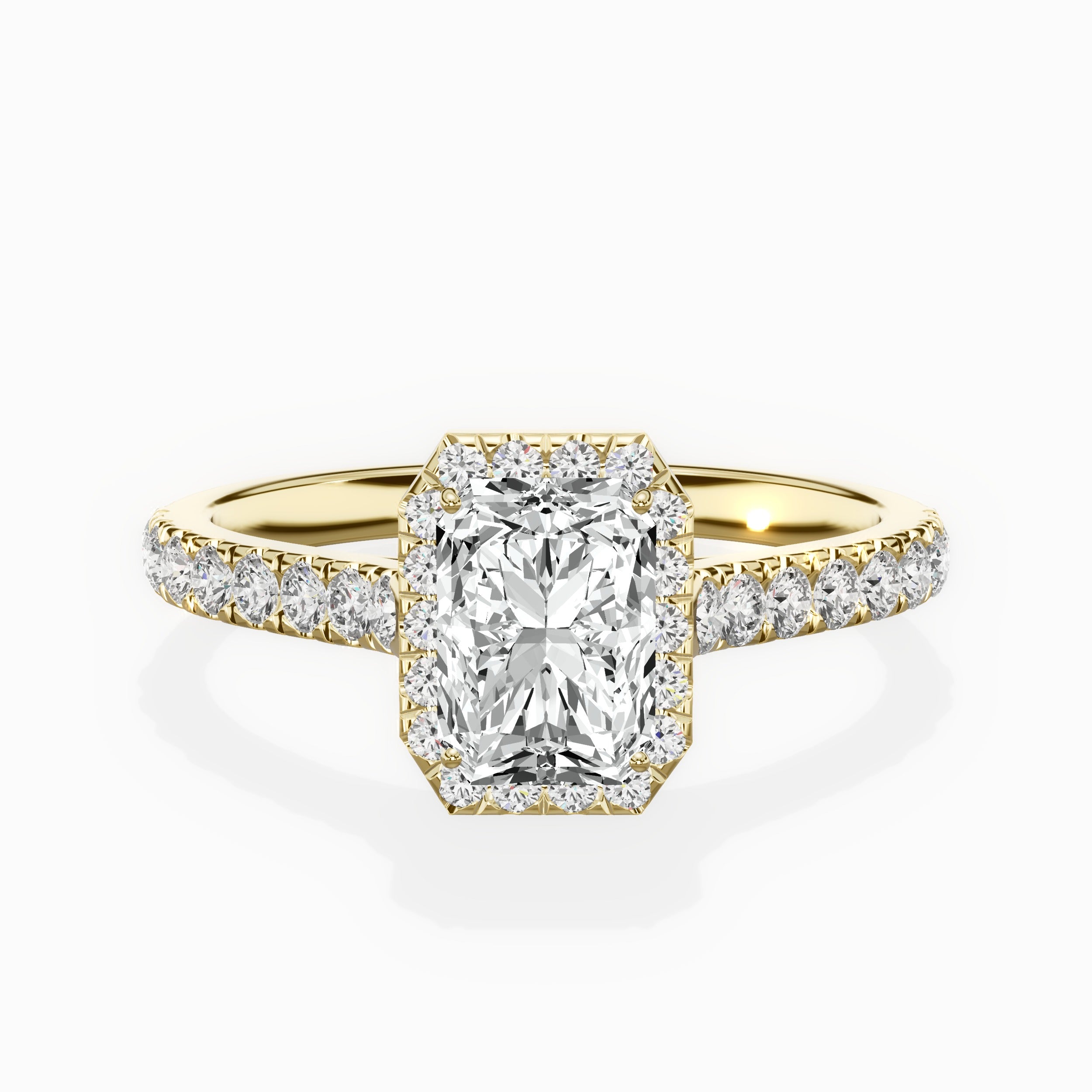 Amor Halo Engagement Ring