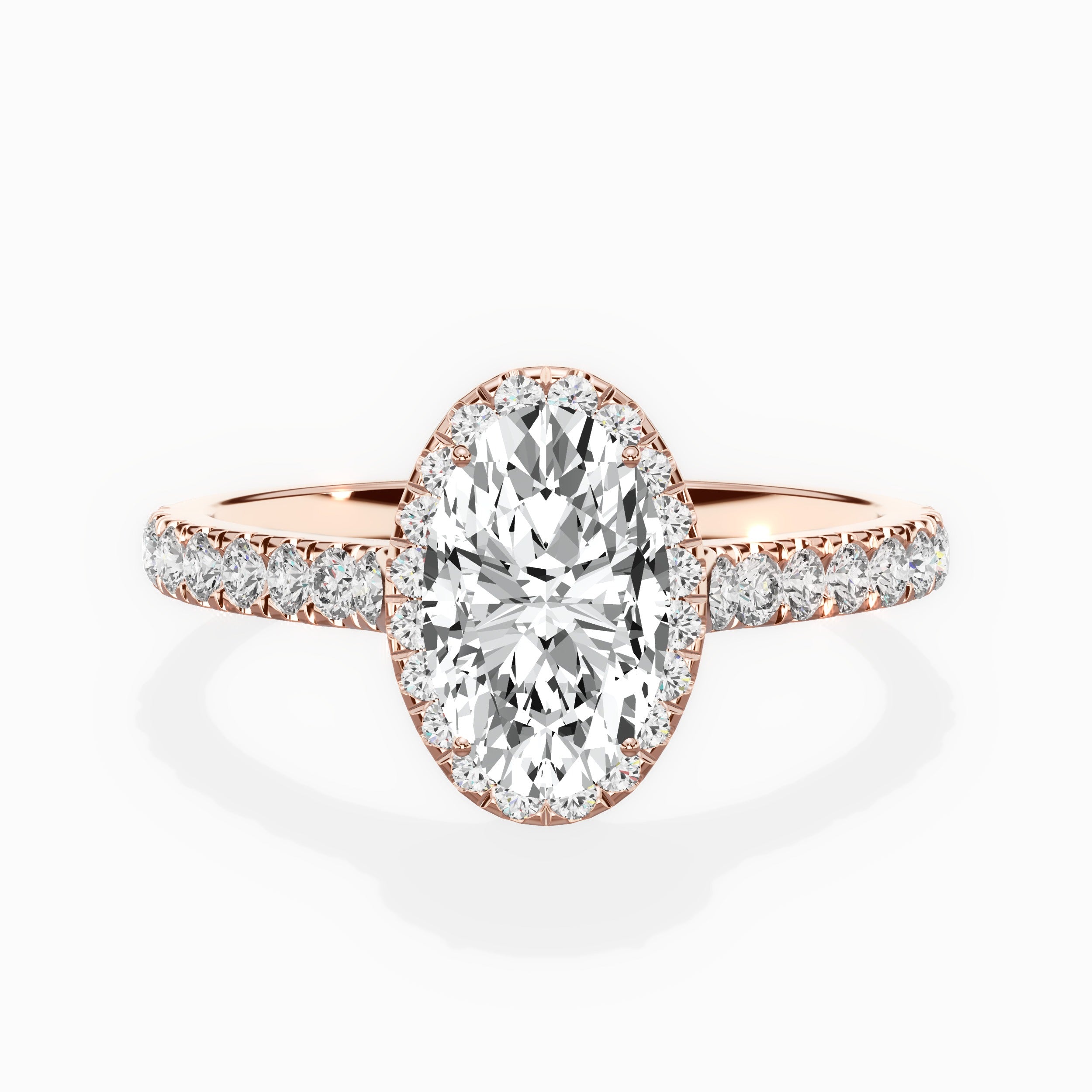 Amor Halo Engagement Ring
