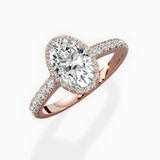 Amor Halo Engagement Ring