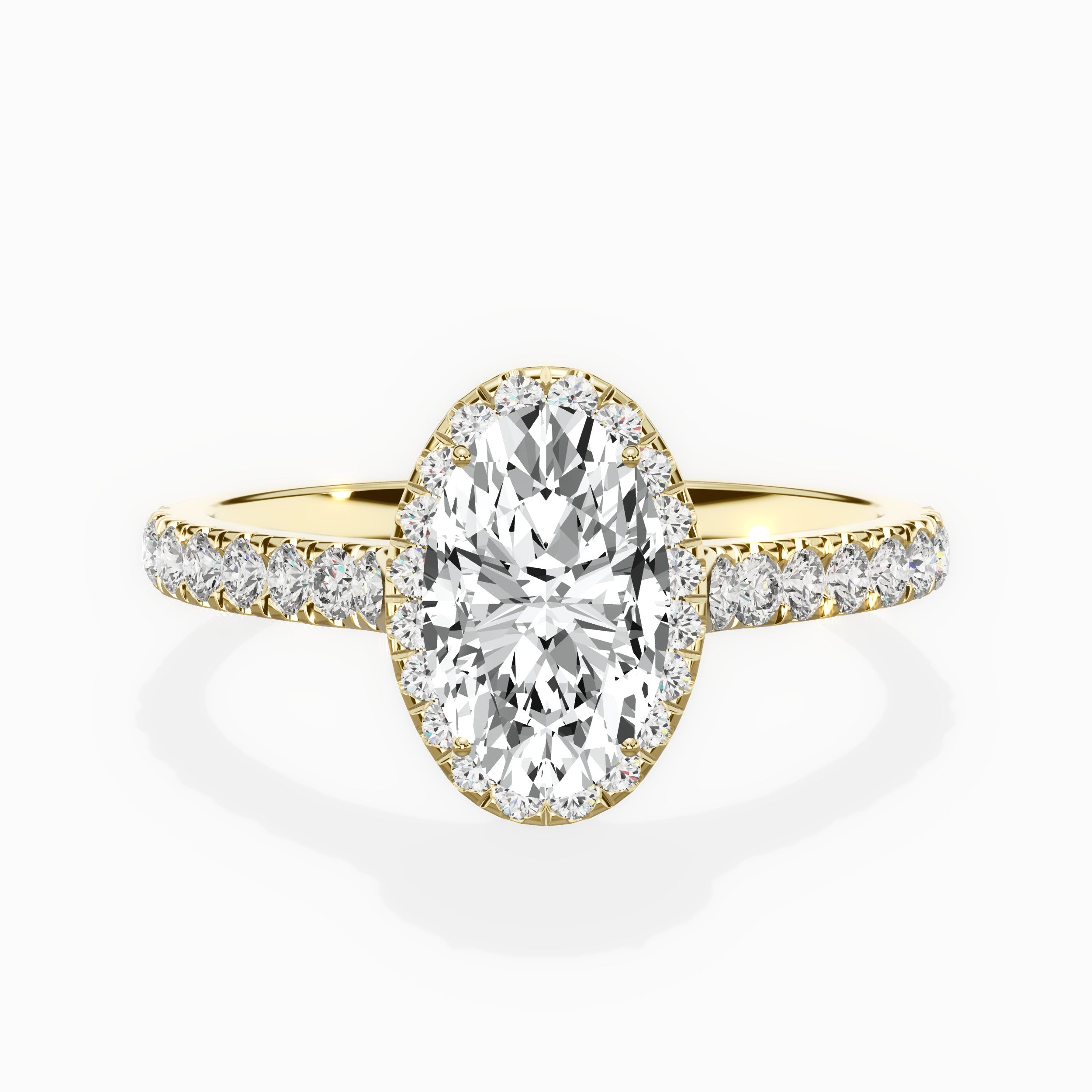 Amor Halo Engagement Ring