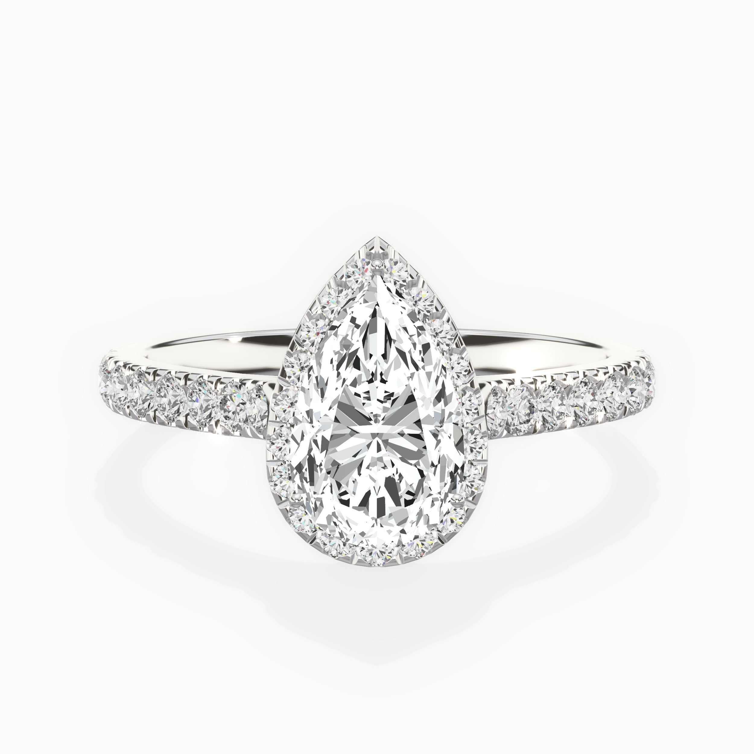 Amor Halo Engagement Ring