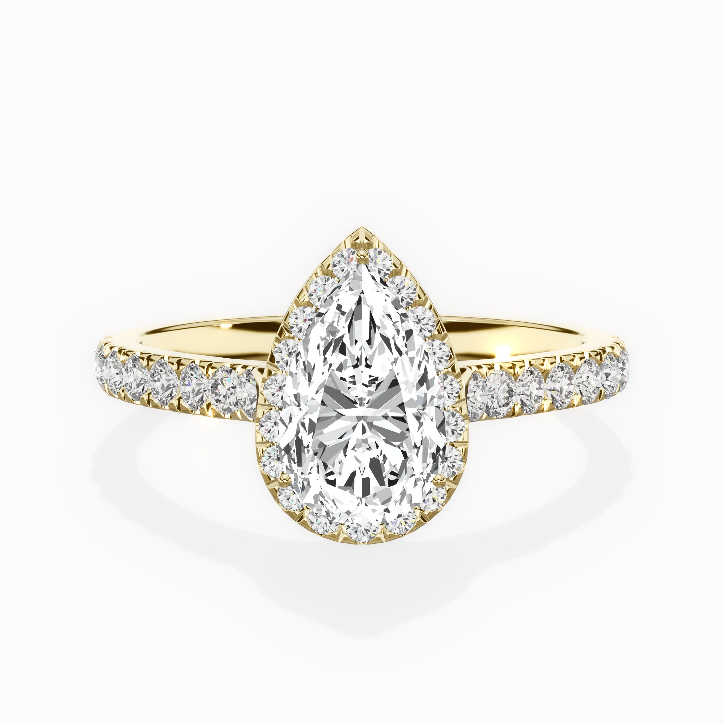 Amor Halo Engagement Ring