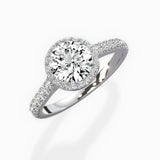 Amor Halo Engagement Ring