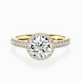 Amor Halo Engagement Ring