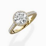 Amor Halo Engagement Ring