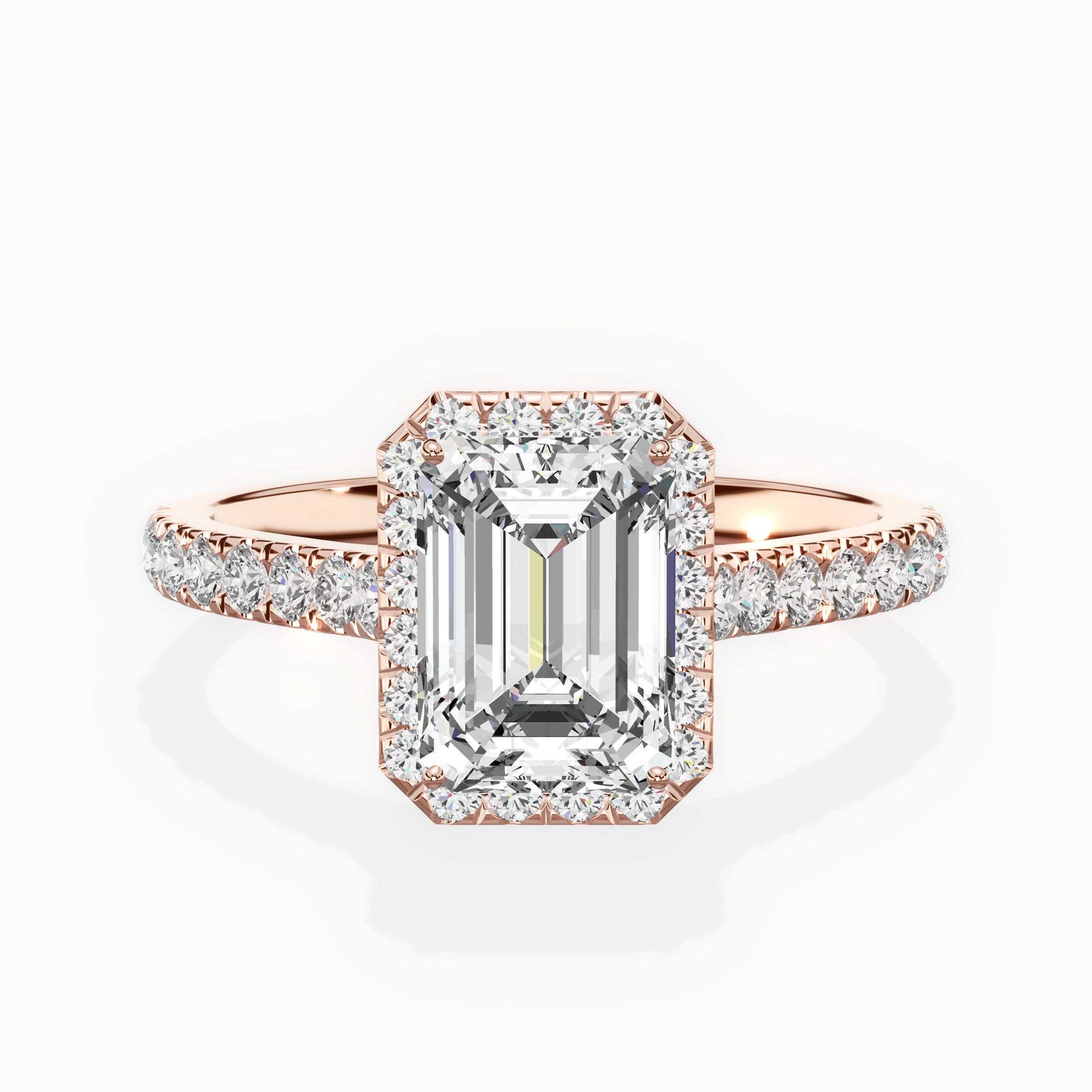 Amor Halo Engagement Ring