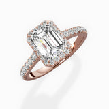 Amor Halo Engagement Ring