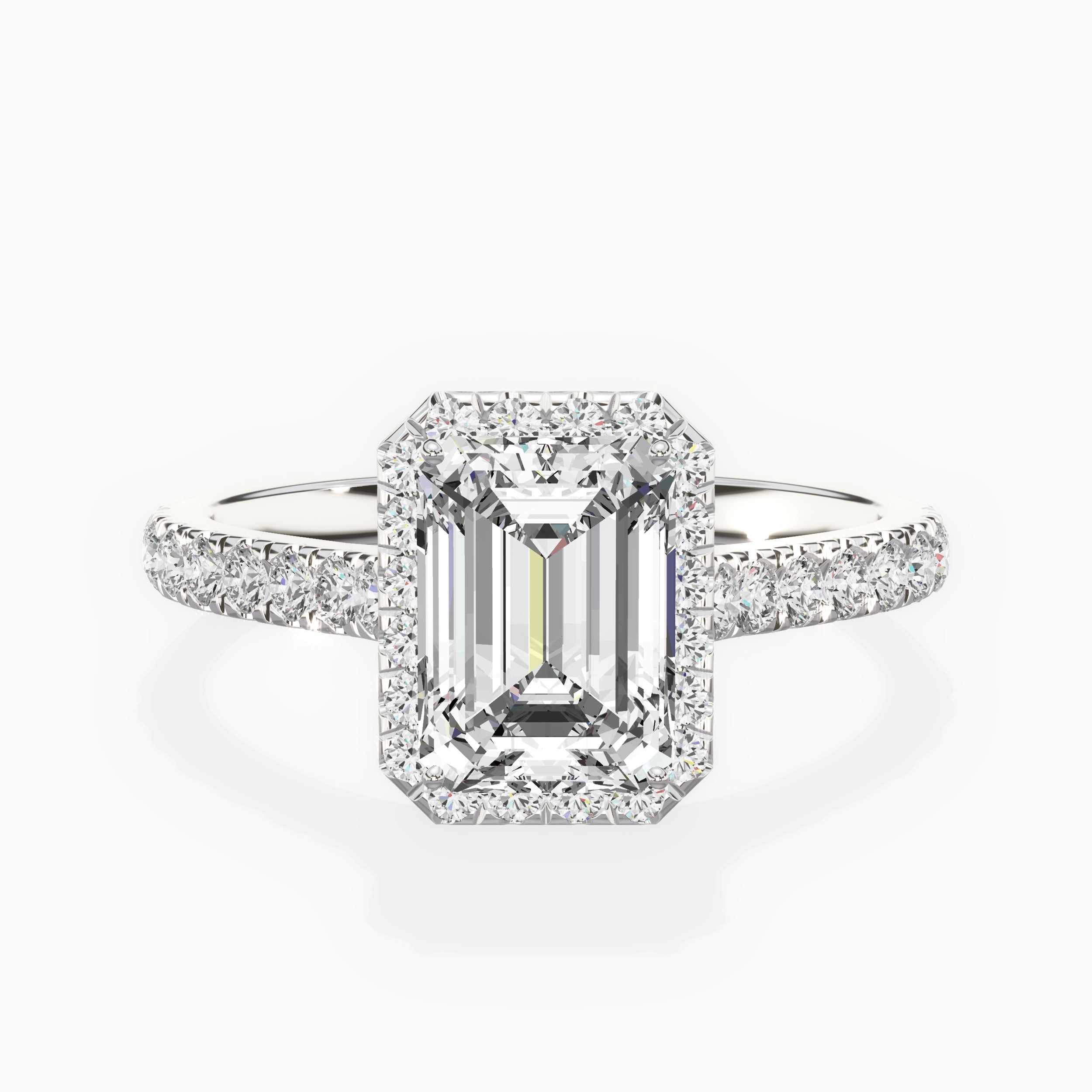 Amor Halo Engagement Ring