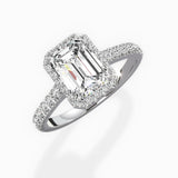 Amor Halo Engagement Ring
