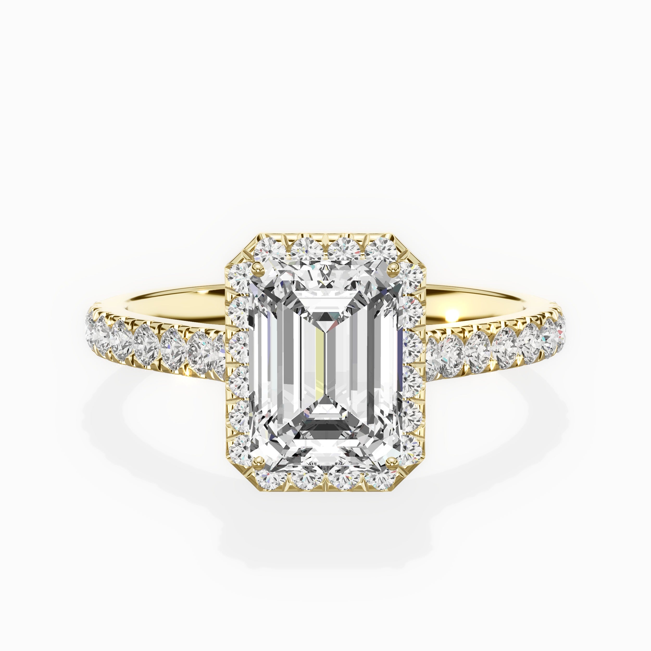 Amor Halo Engagement Ring
