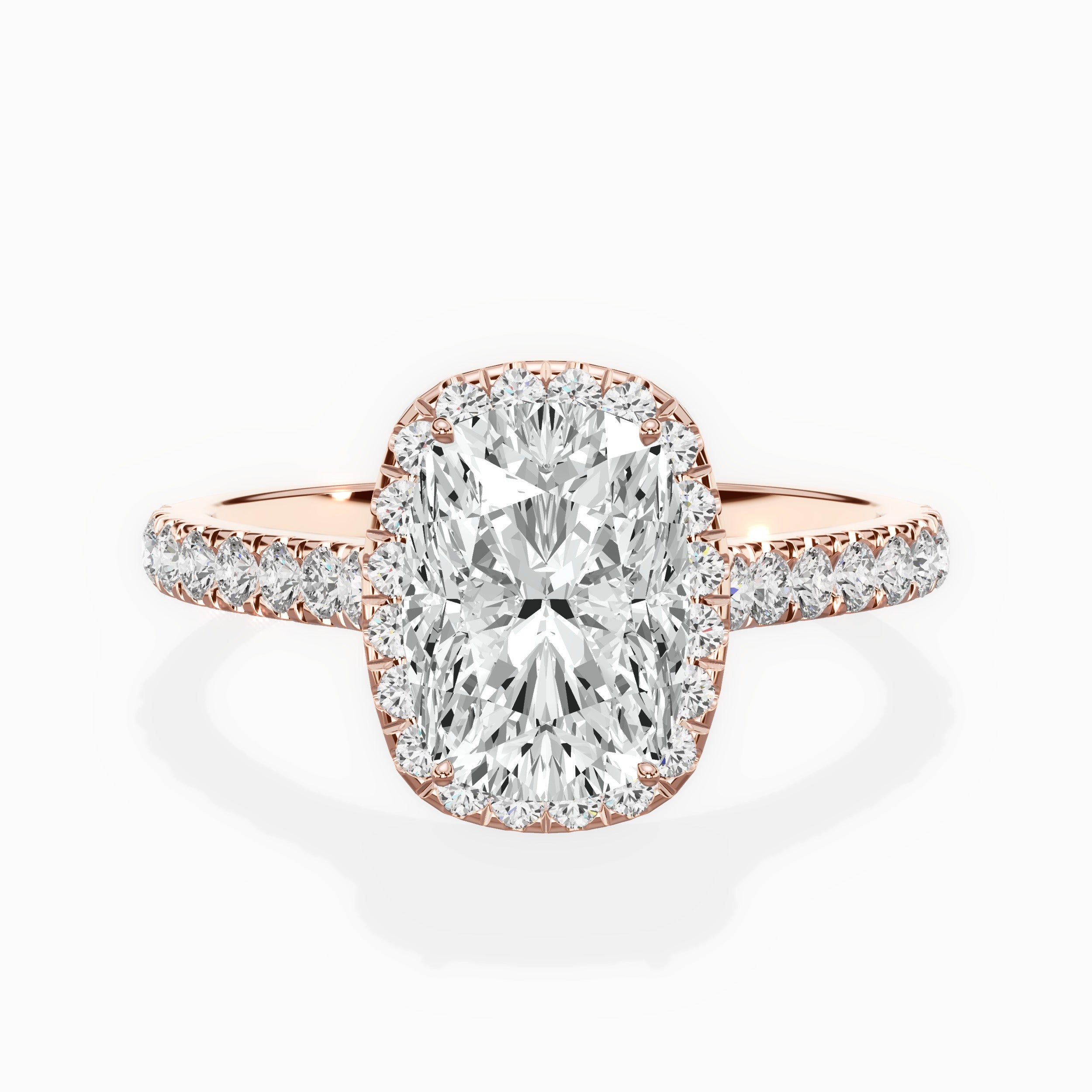 Amor Halo Engagement Ring