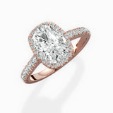 Amor Halo Engagement Ring