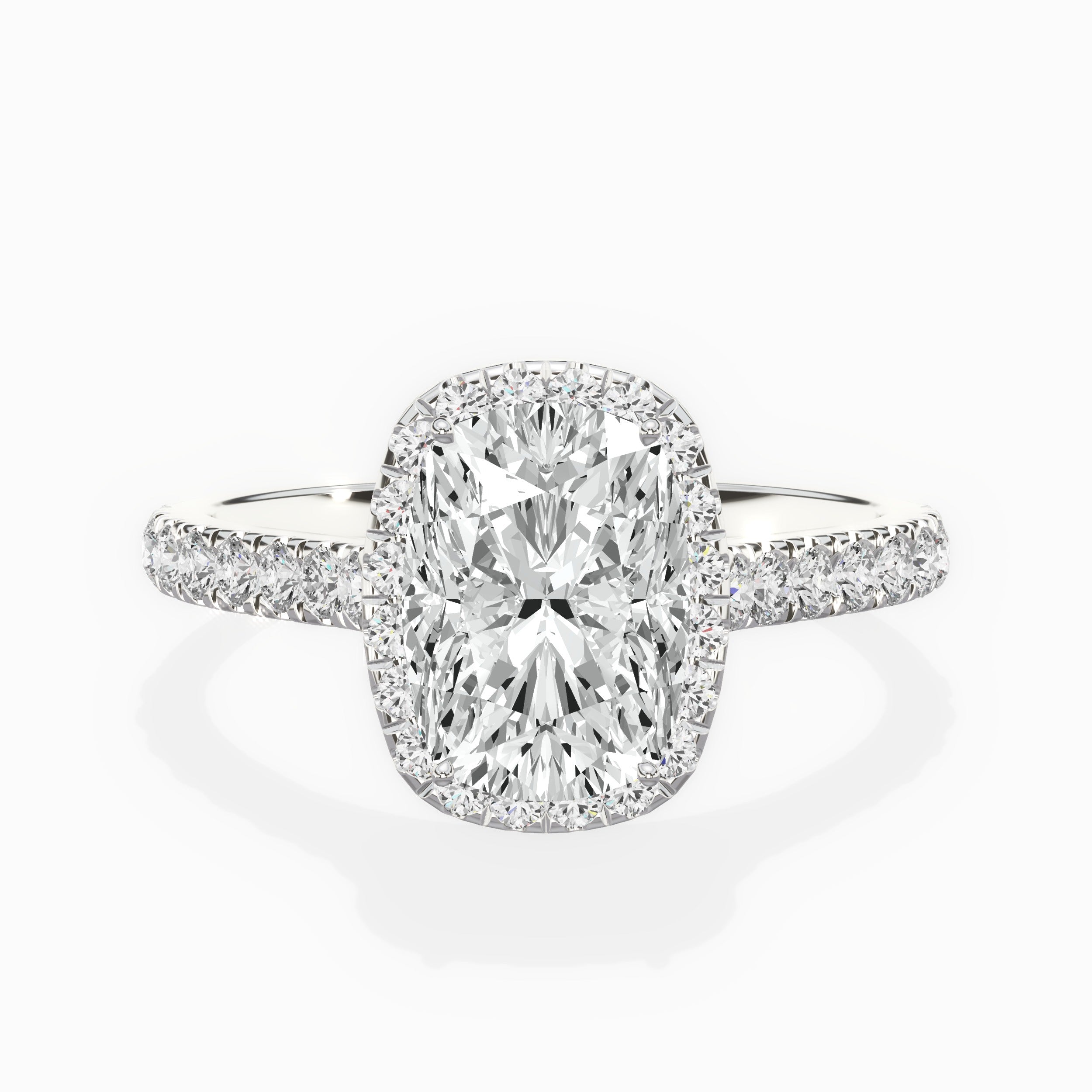 Amor Halo Engagement Ring