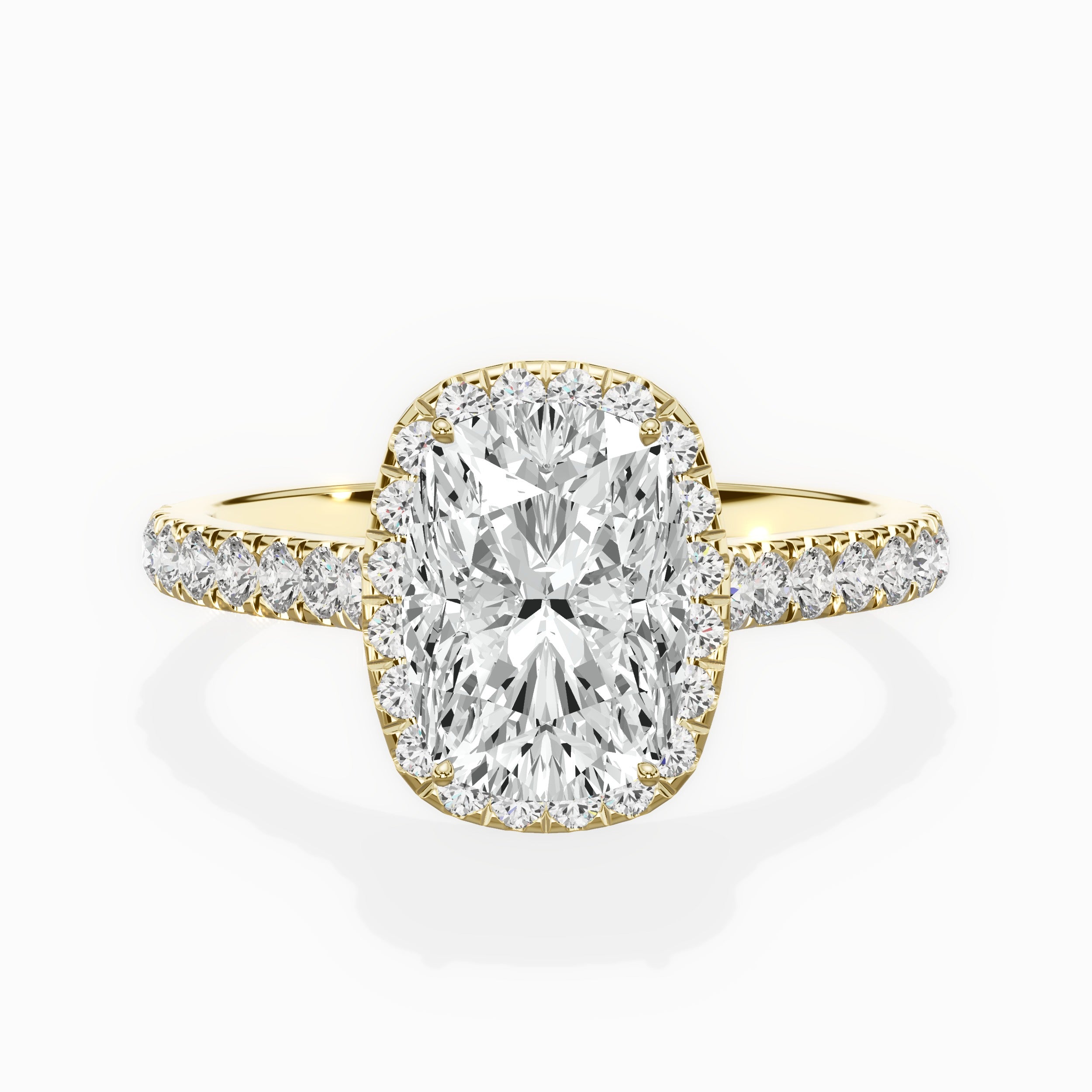 Amor Halo Engagement Ring