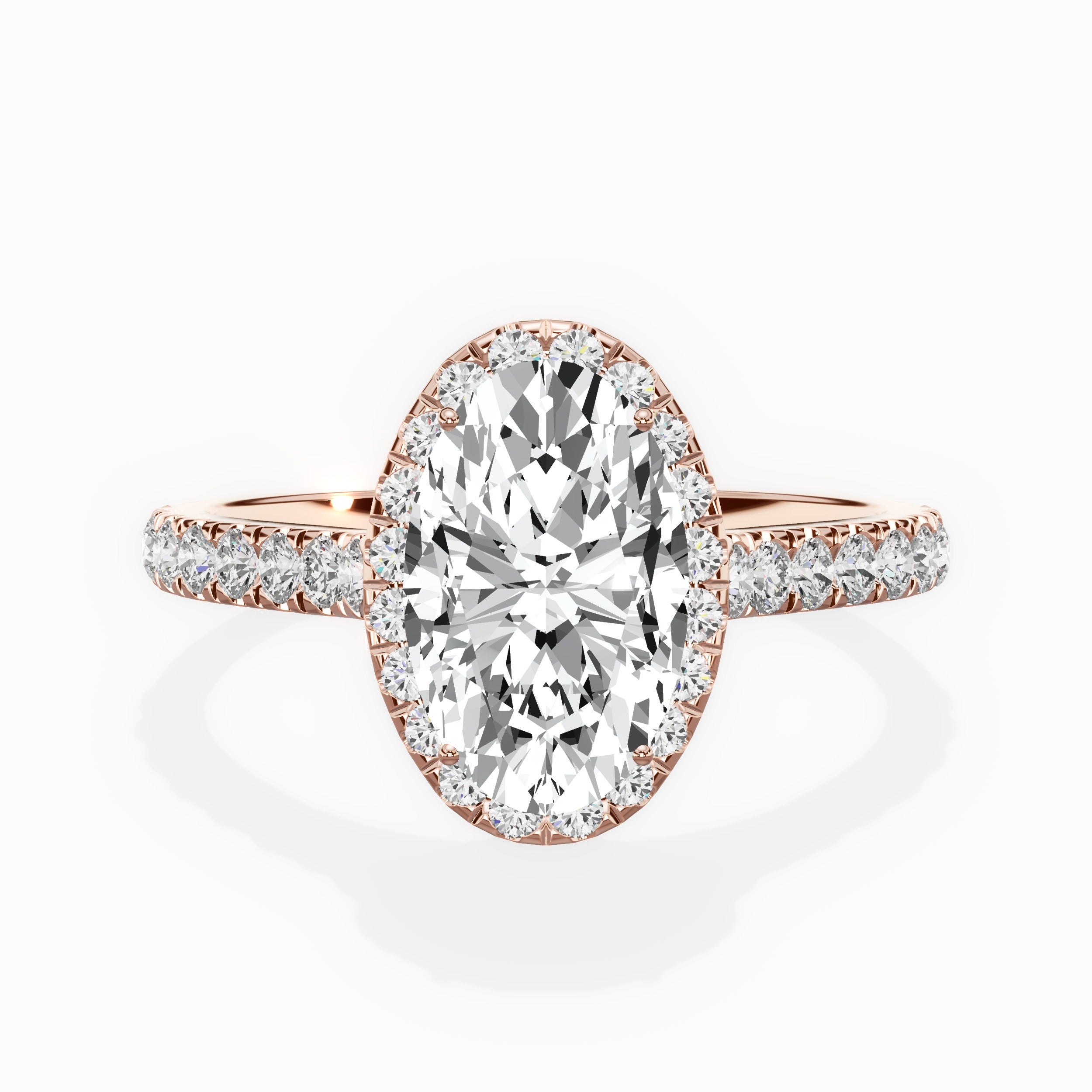 Amor Halo Engagement Ring
