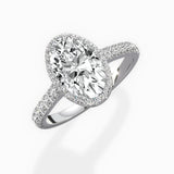 Amor Halo Engagement Ring