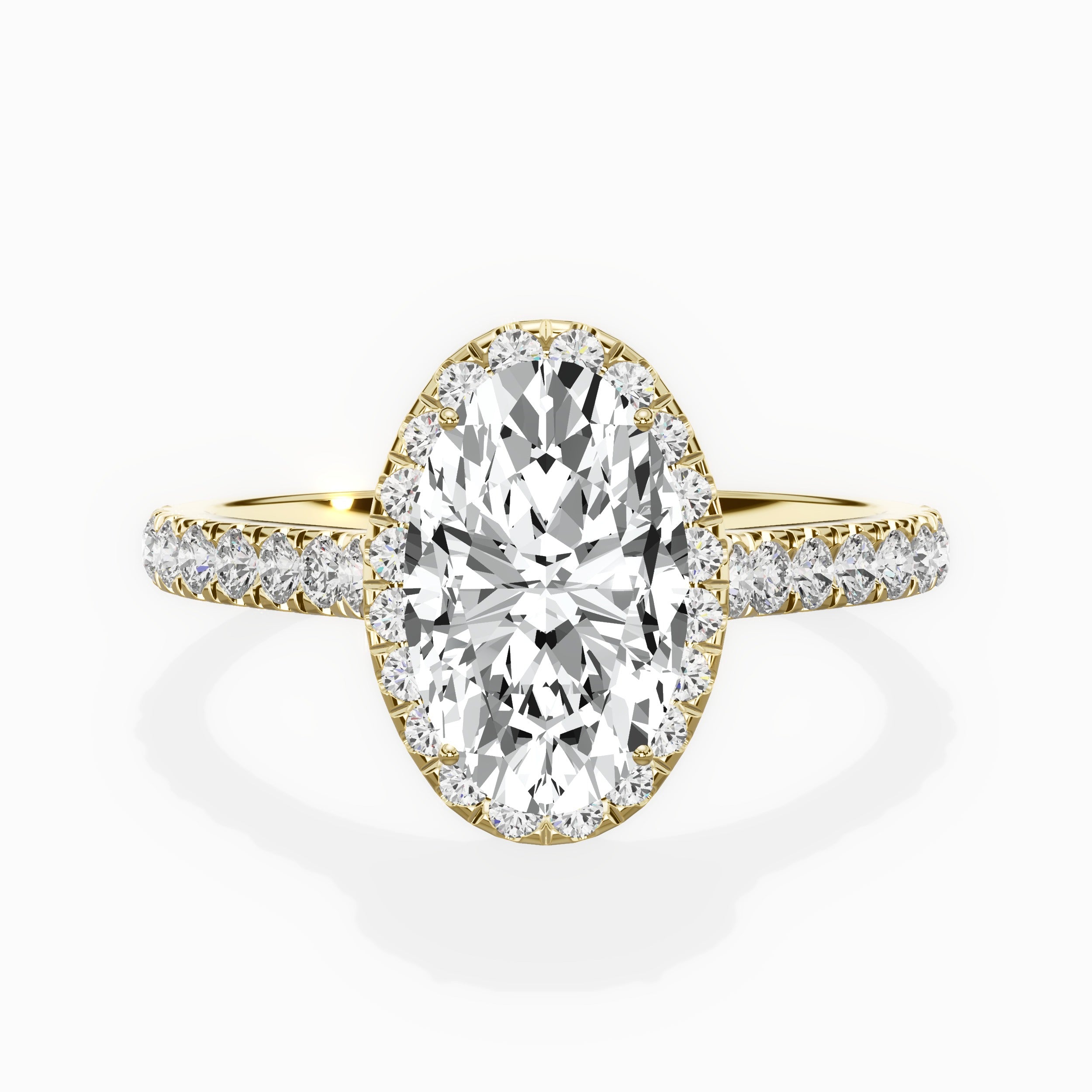 Amor Halo Engagement Ring