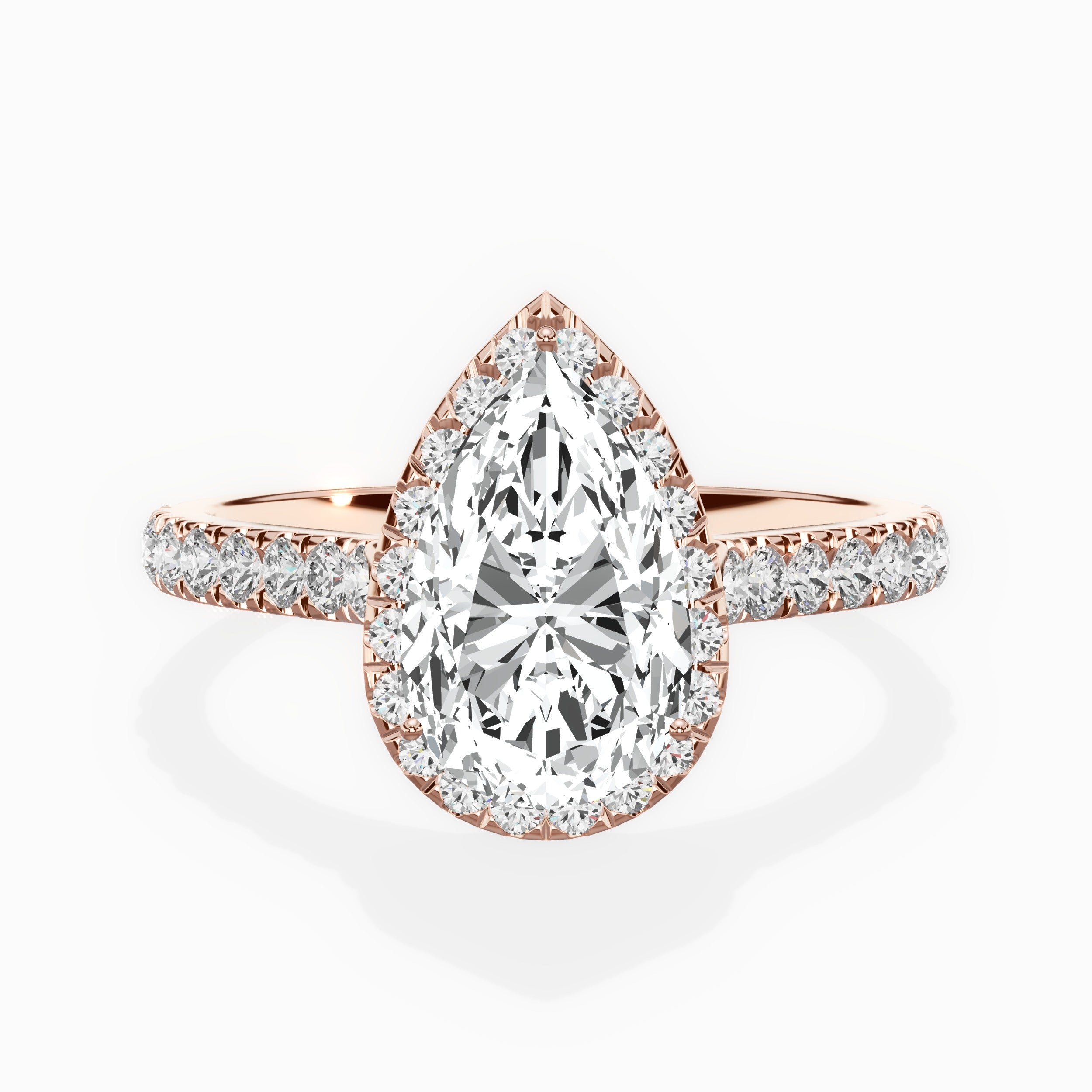 Amor Halo Engagement Ring