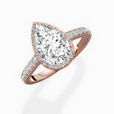 Amor Halo Engagement Ring
