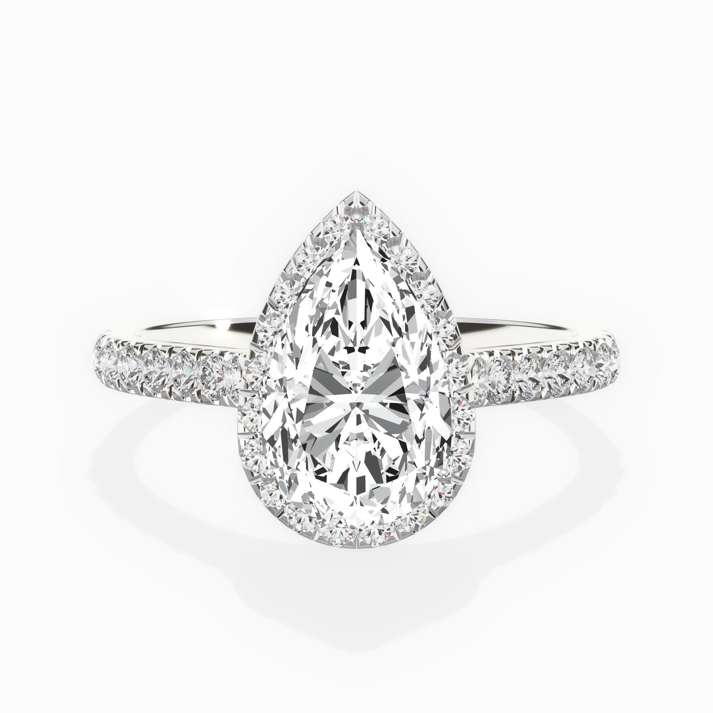 Amor Halo Engagement Ring