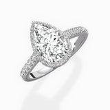 Amor Halo Engagement Ring