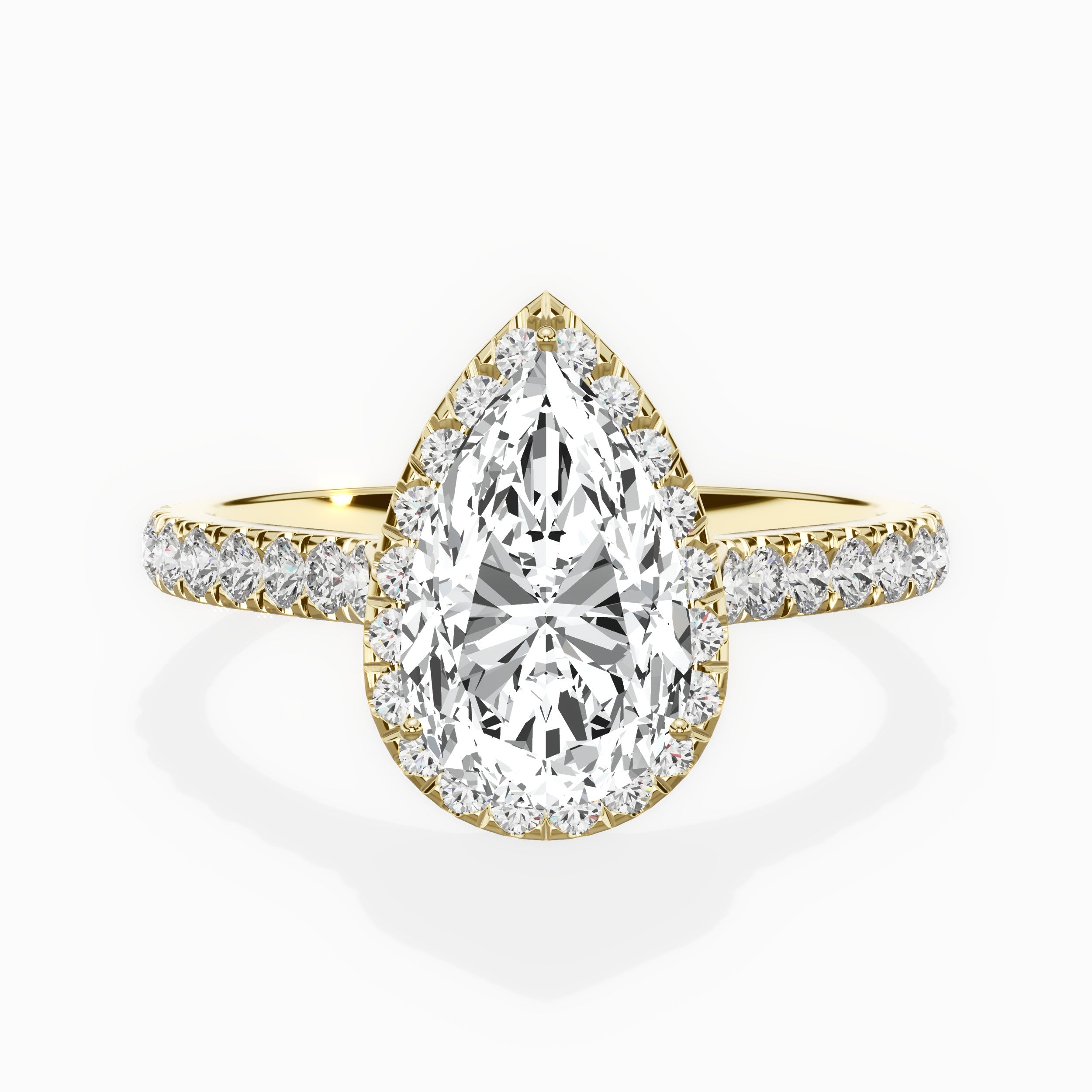 Amor Halo Engagement Ring