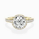 Amor Halo Engagement Ring