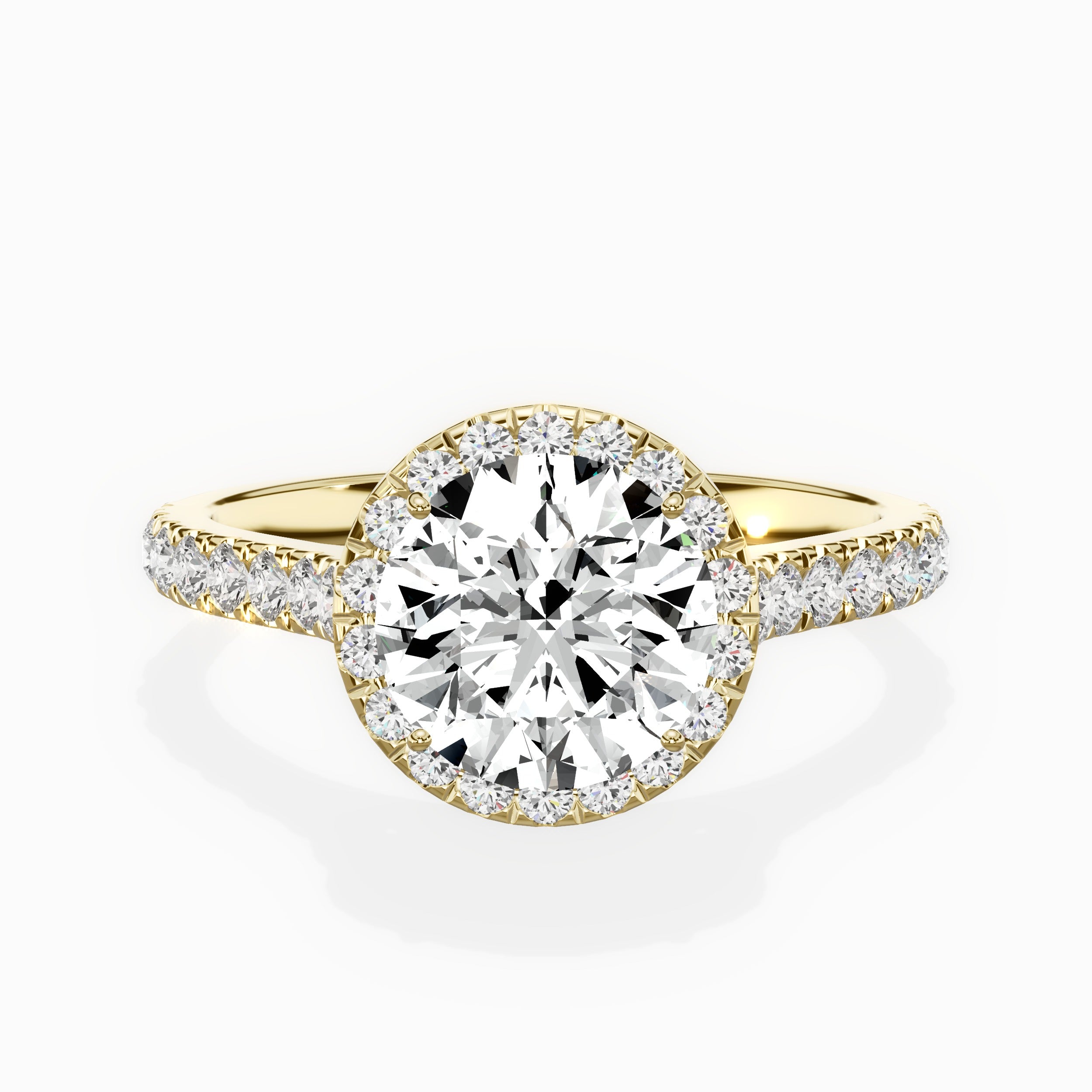 Amor Halo Engagement Ring