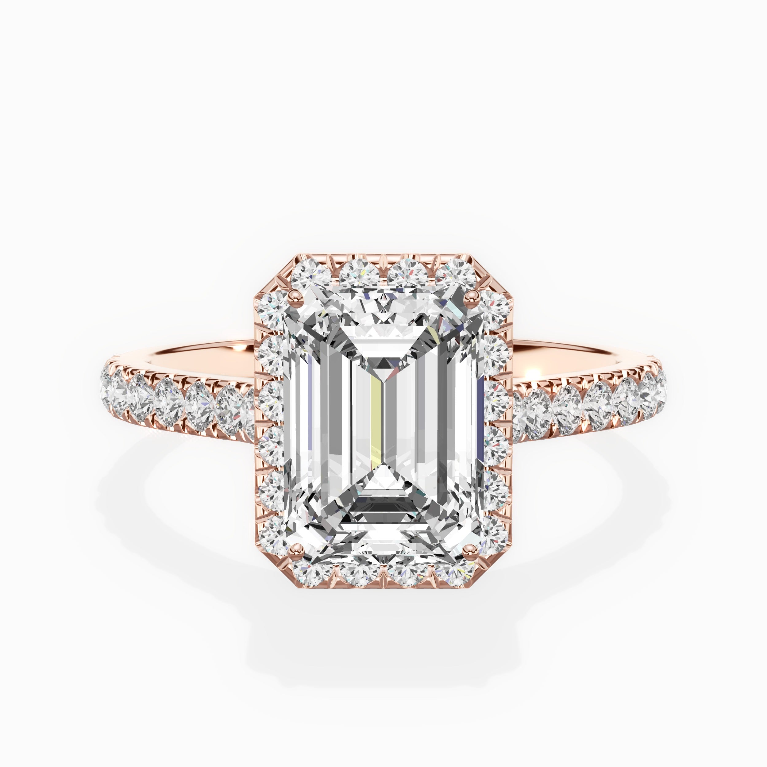 Amor Halo Engagement Ring
