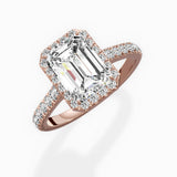 Amor Halo Engagement Ring