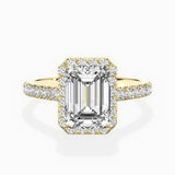 Amor Halo Engagement Ring
