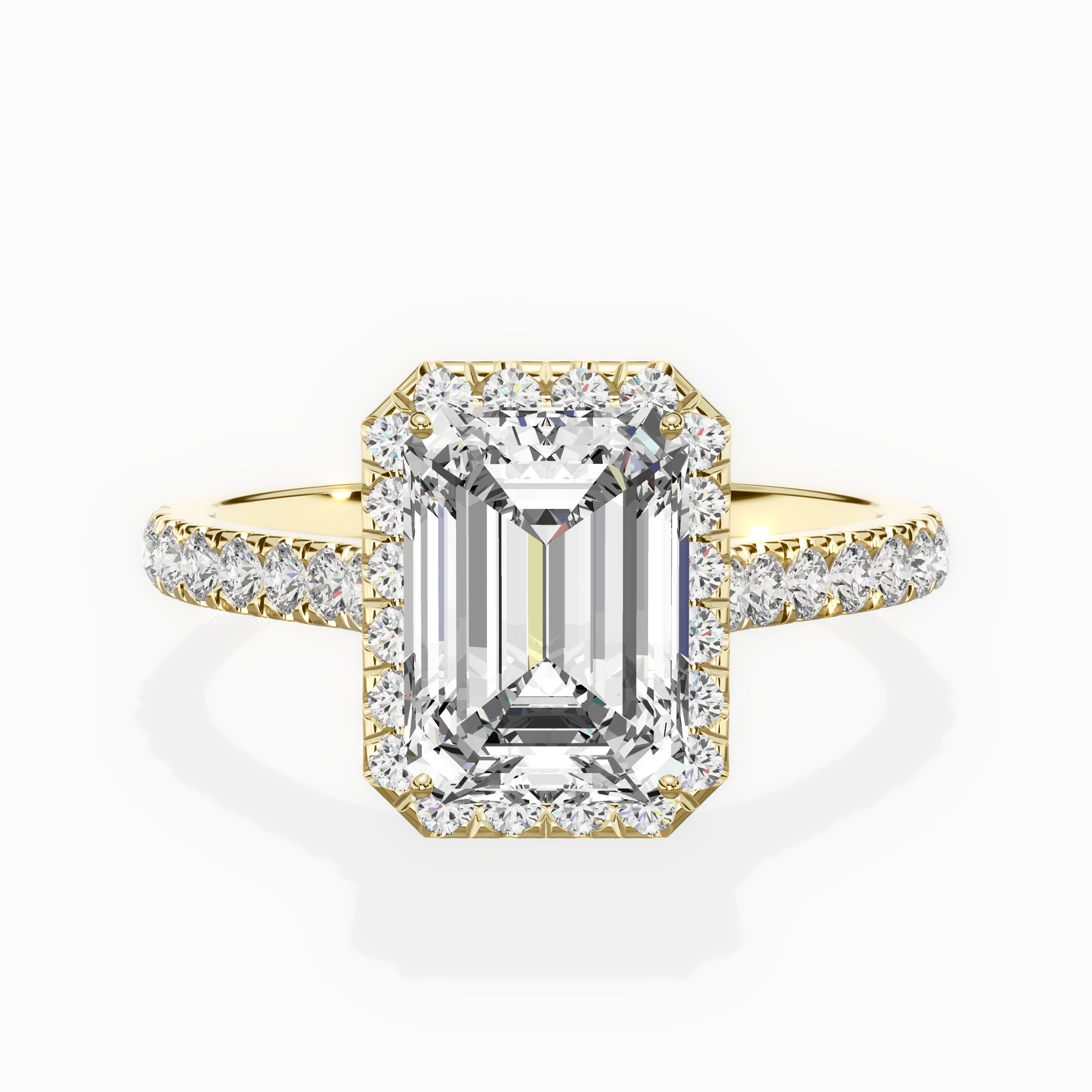 Amor Halo Engagement Ring