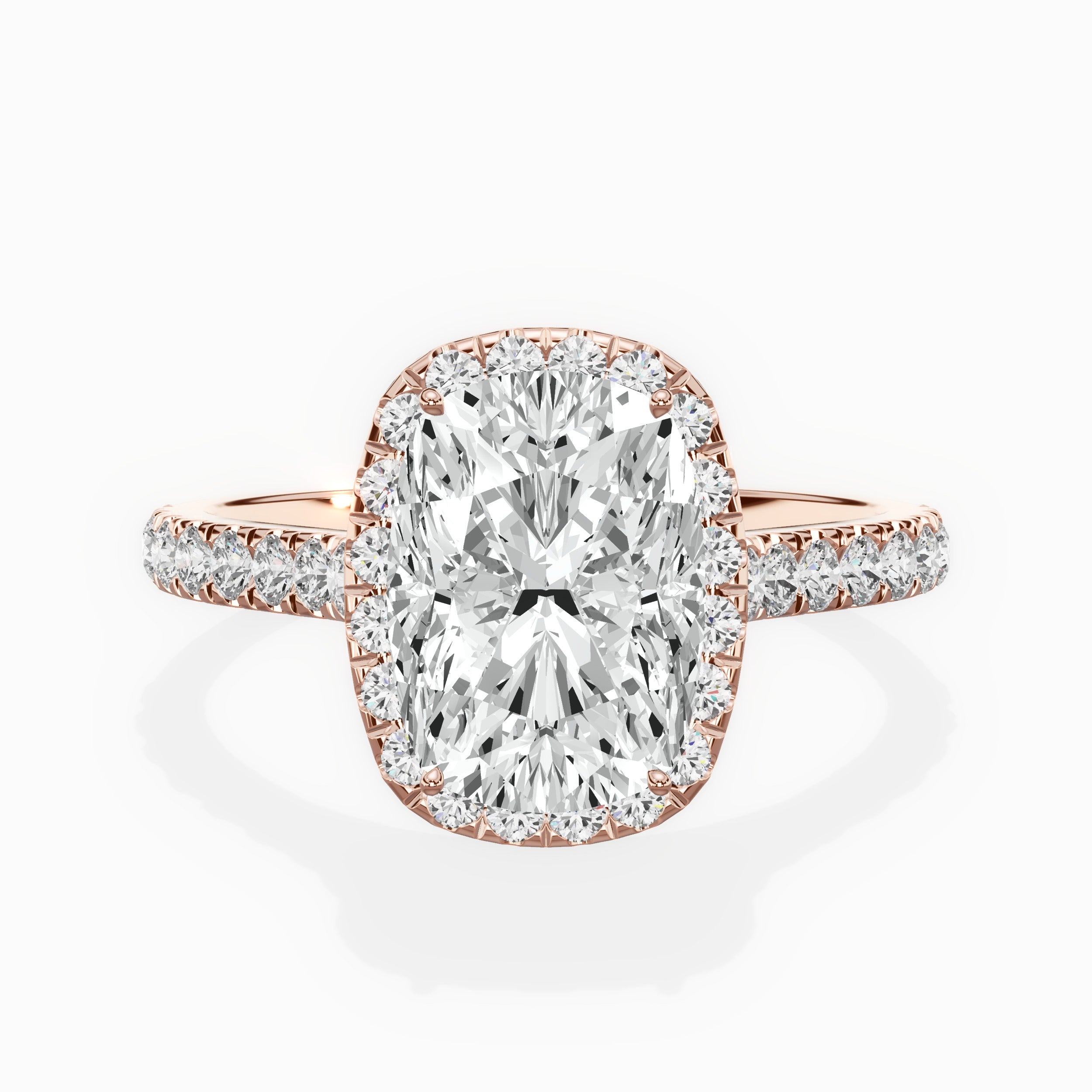 Amor Halo Engagement Ring