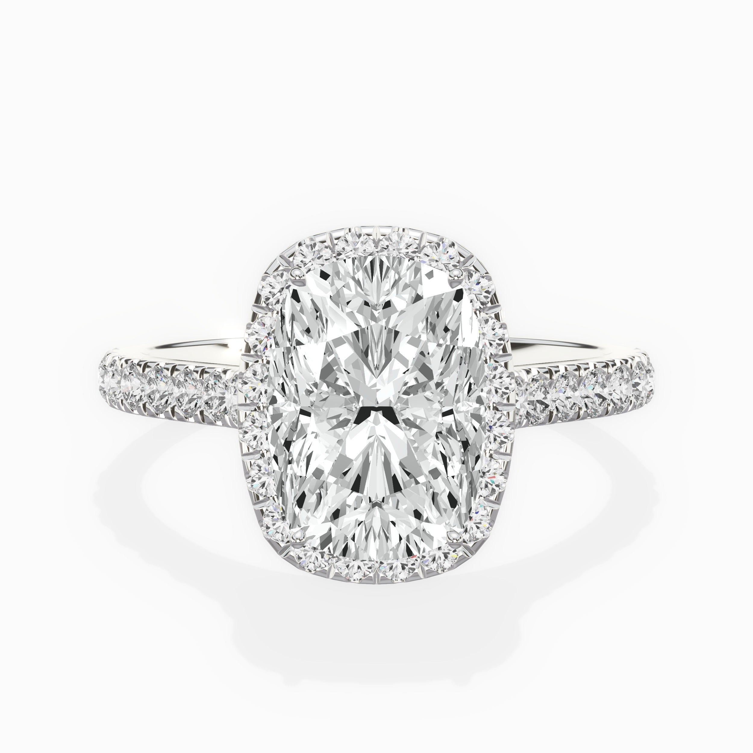 Amor Halo Engagement Ring