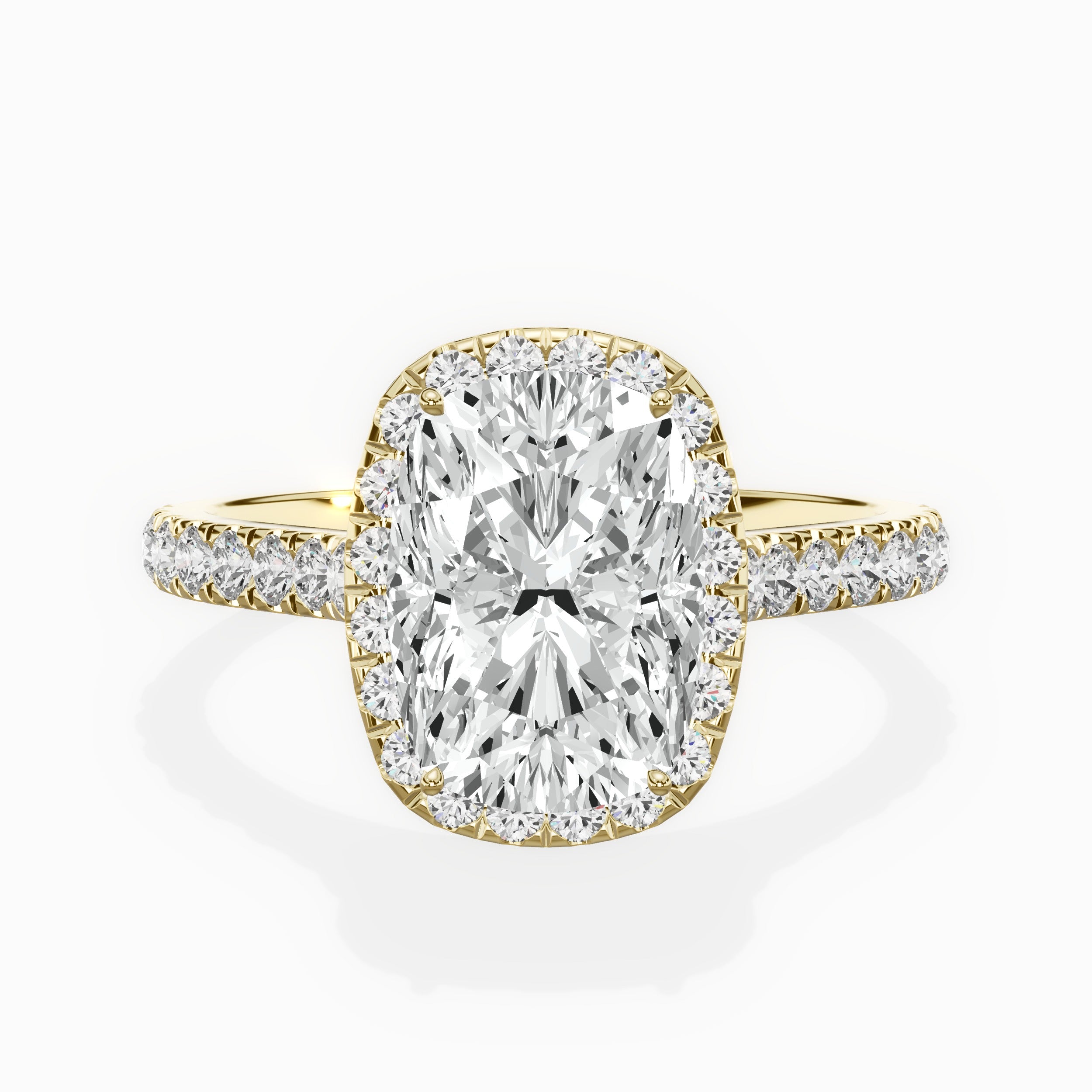 Amor Halo Engagement Ring