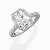 Amor Halo Engagement Ring