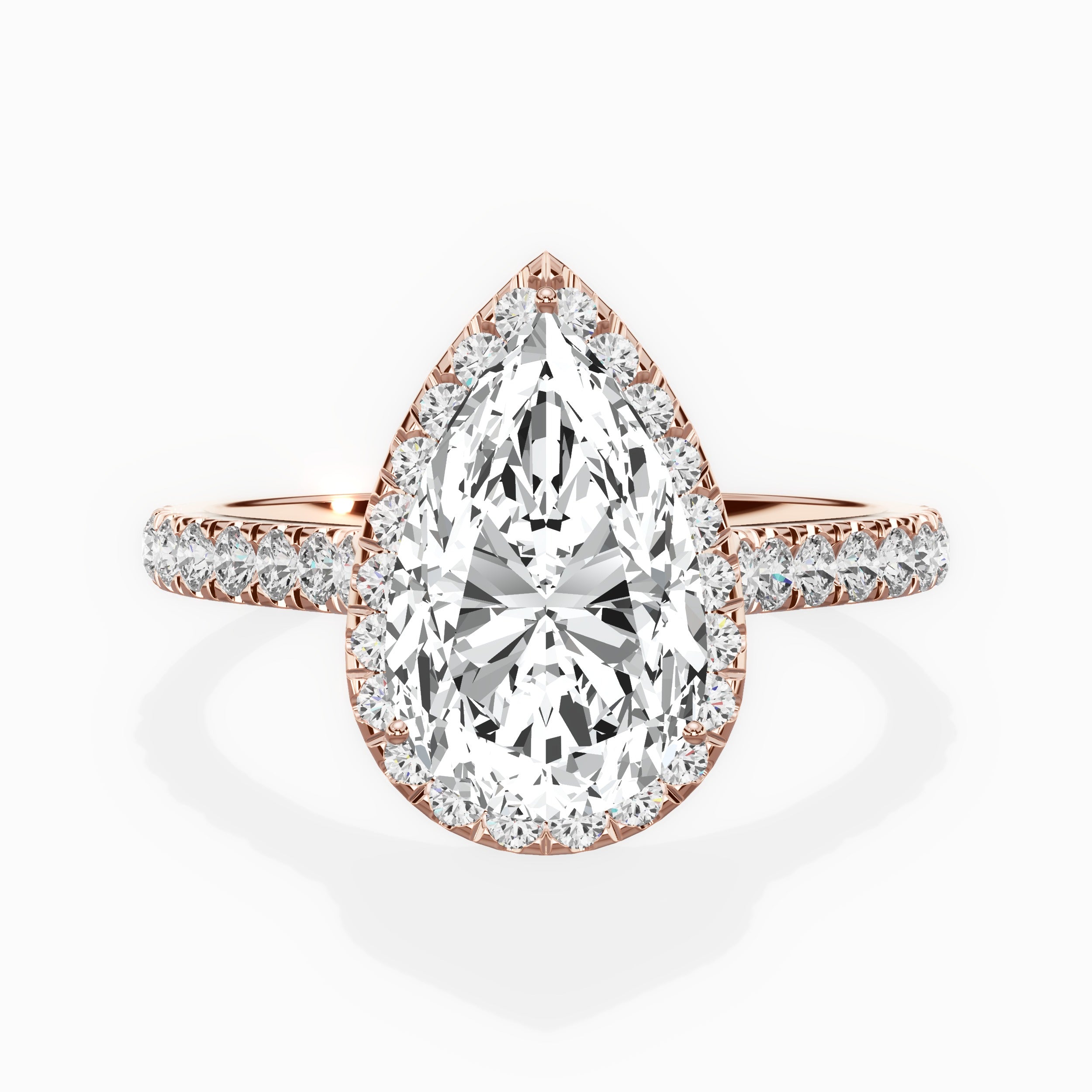 Amor Halo Engagement Ring