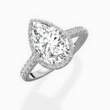 Amor Halo Engagement Ring