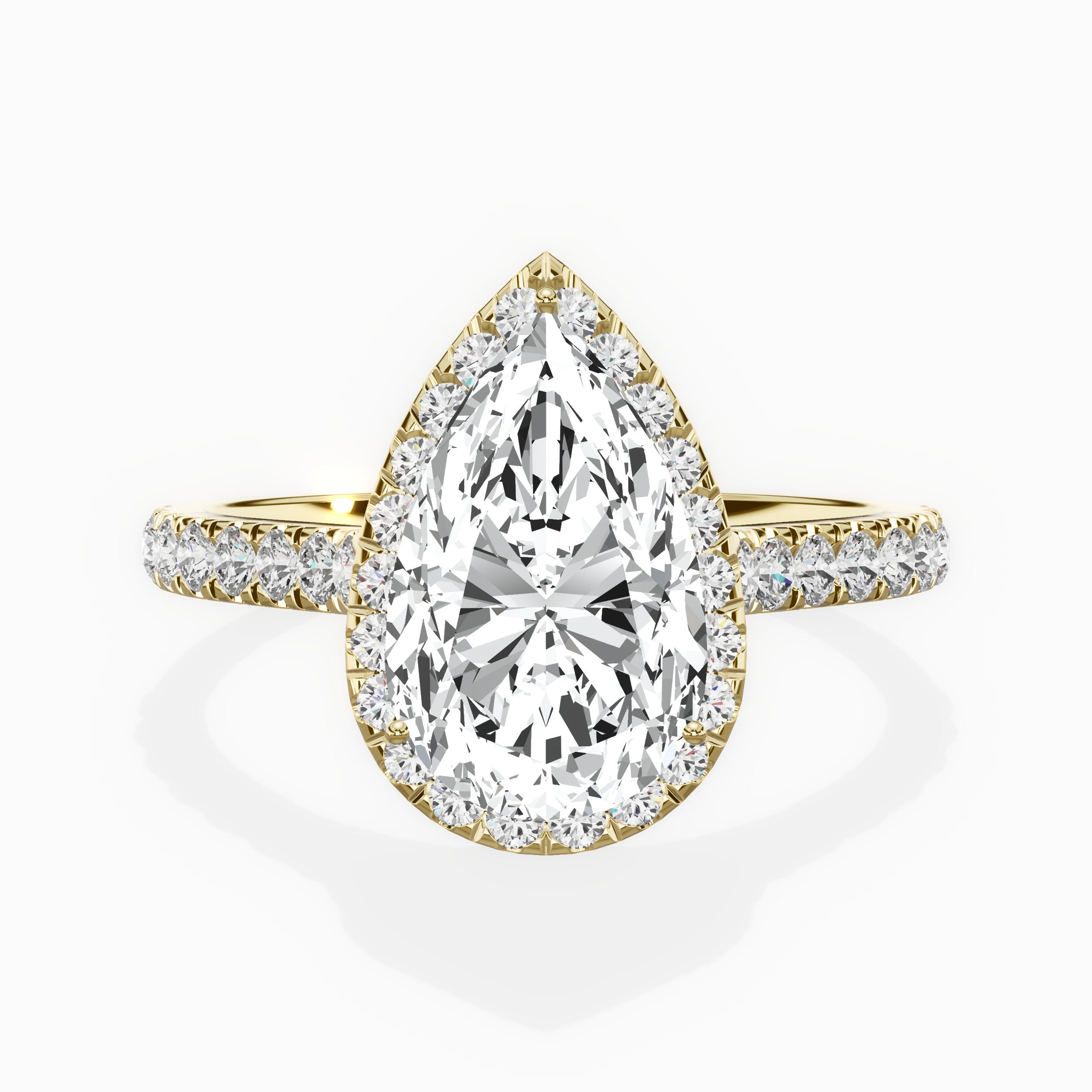 Amor Halo Engagement Ring