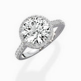 Amor Halo Engagement Ring