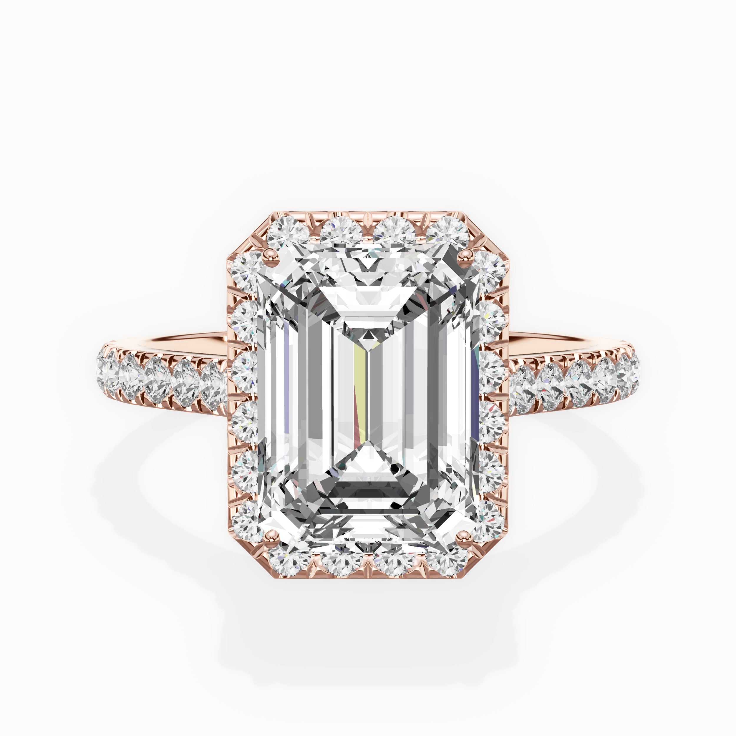 Amor Halo Engagement Ring