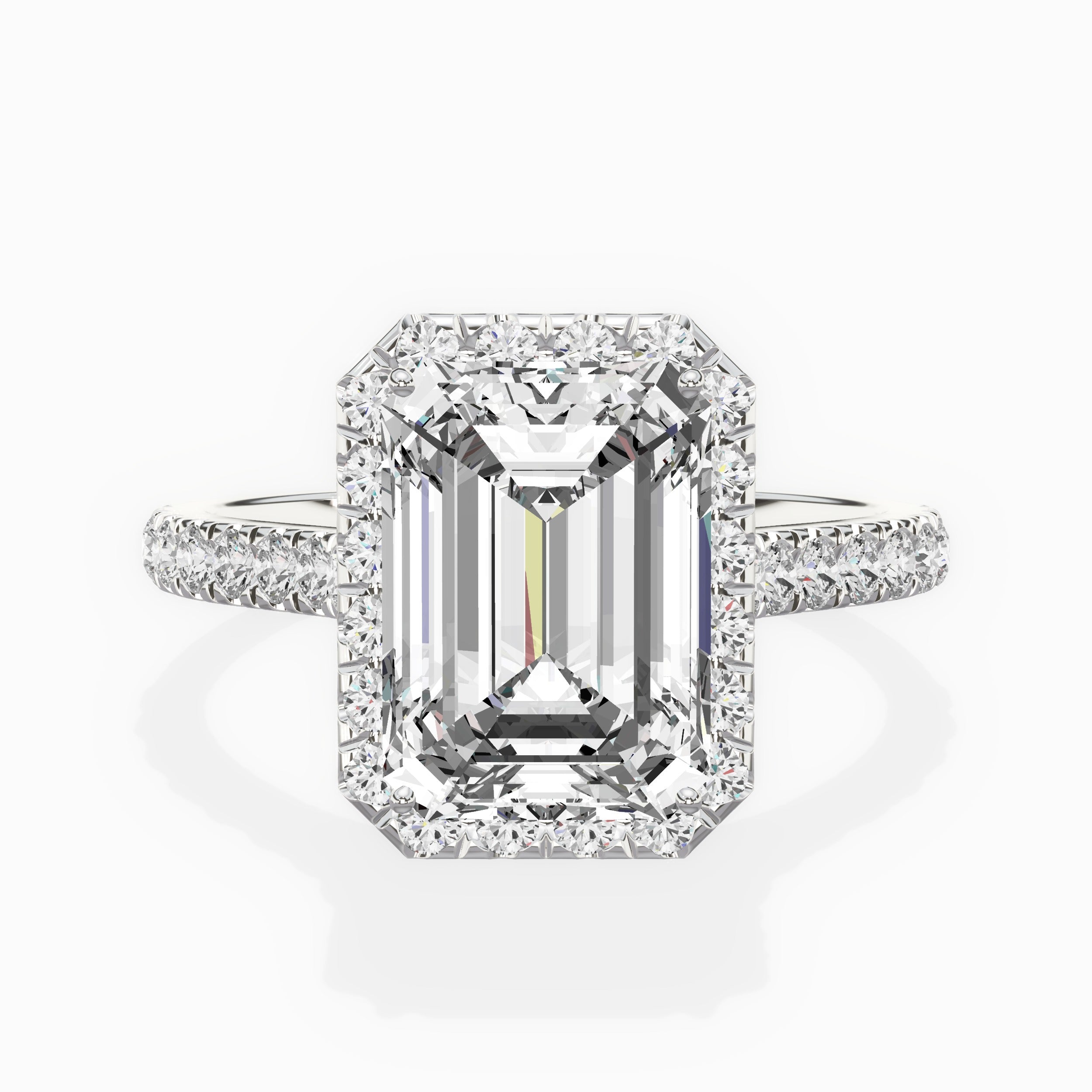 Amor Halo Engagement Ring