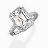 Amor Halo Engagement Ring