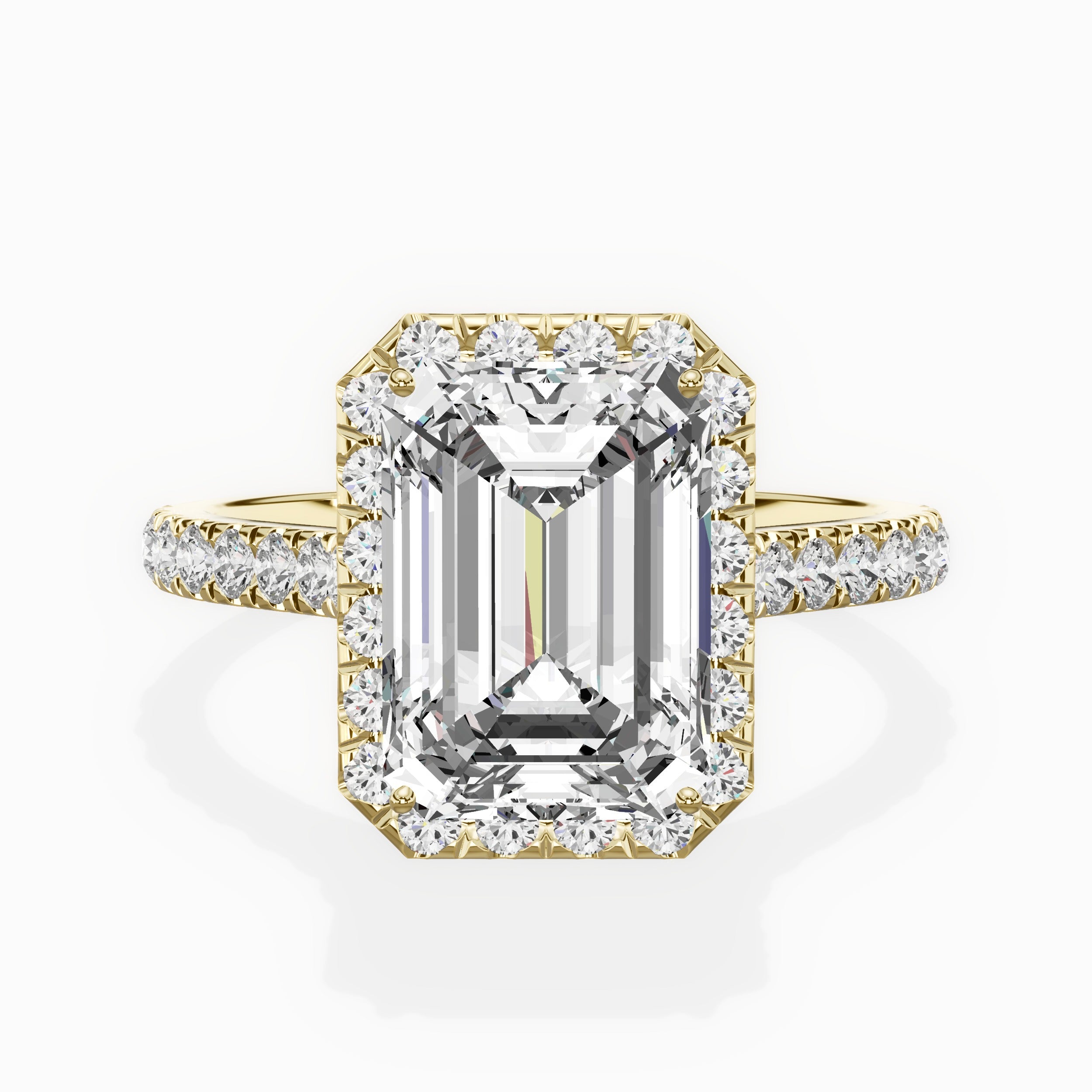 Amor Halo Engagement Ring