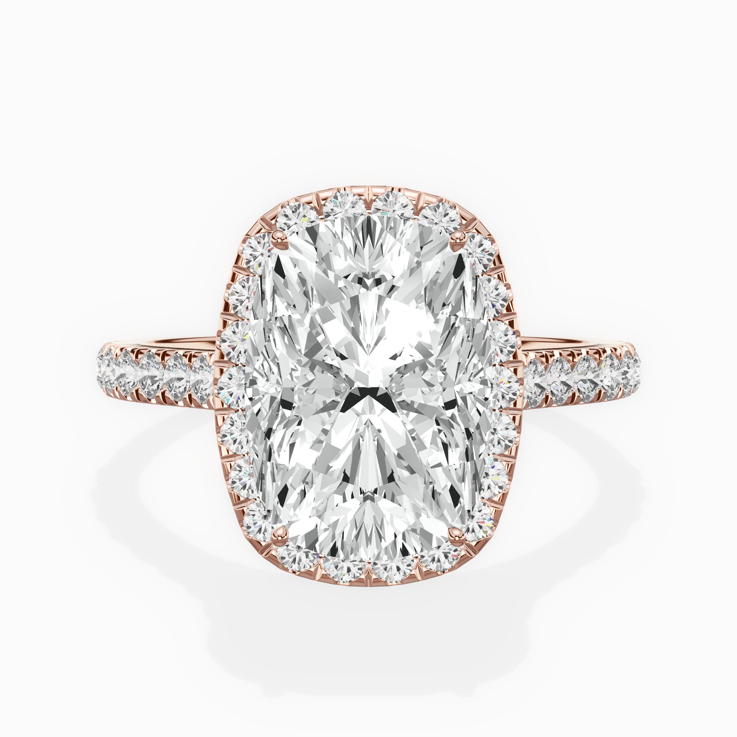 Amor Halo Engagement Ring