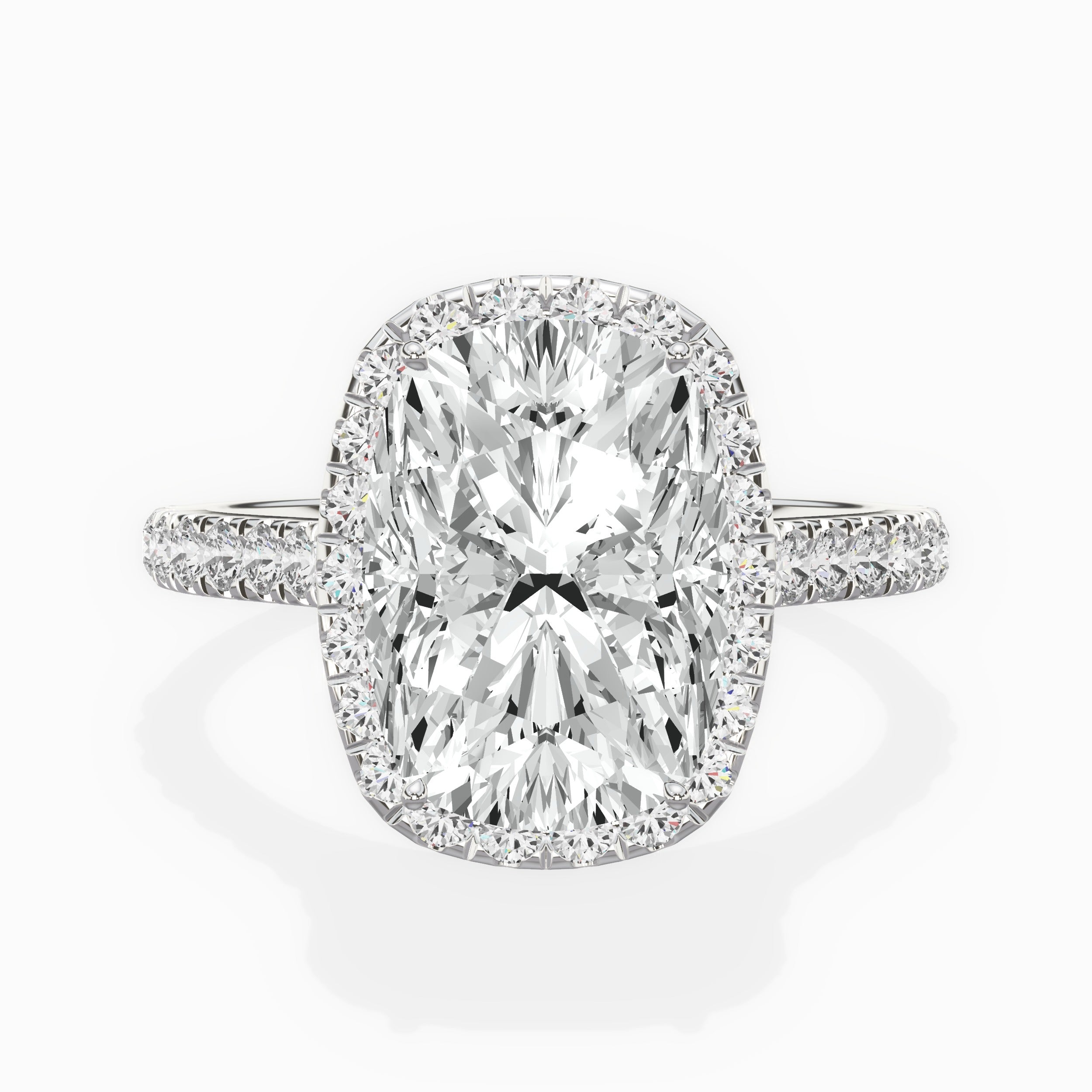 Amor Halo Engagement Ring