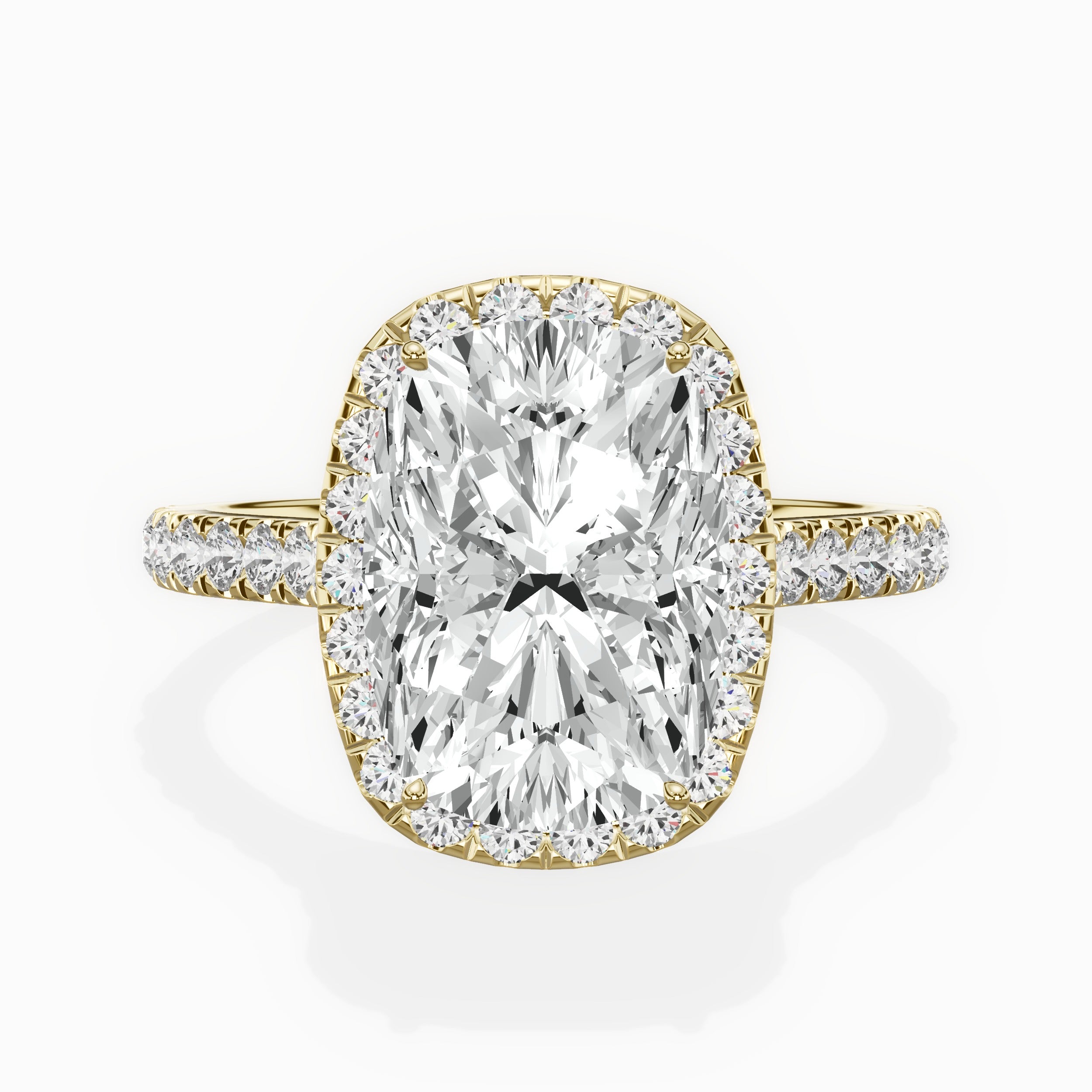 Amor Halo Engagement Ring