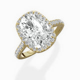Amor Halo Engagement Ring