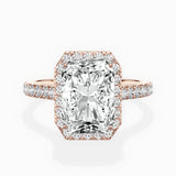 Amor Halo Engagement Ring